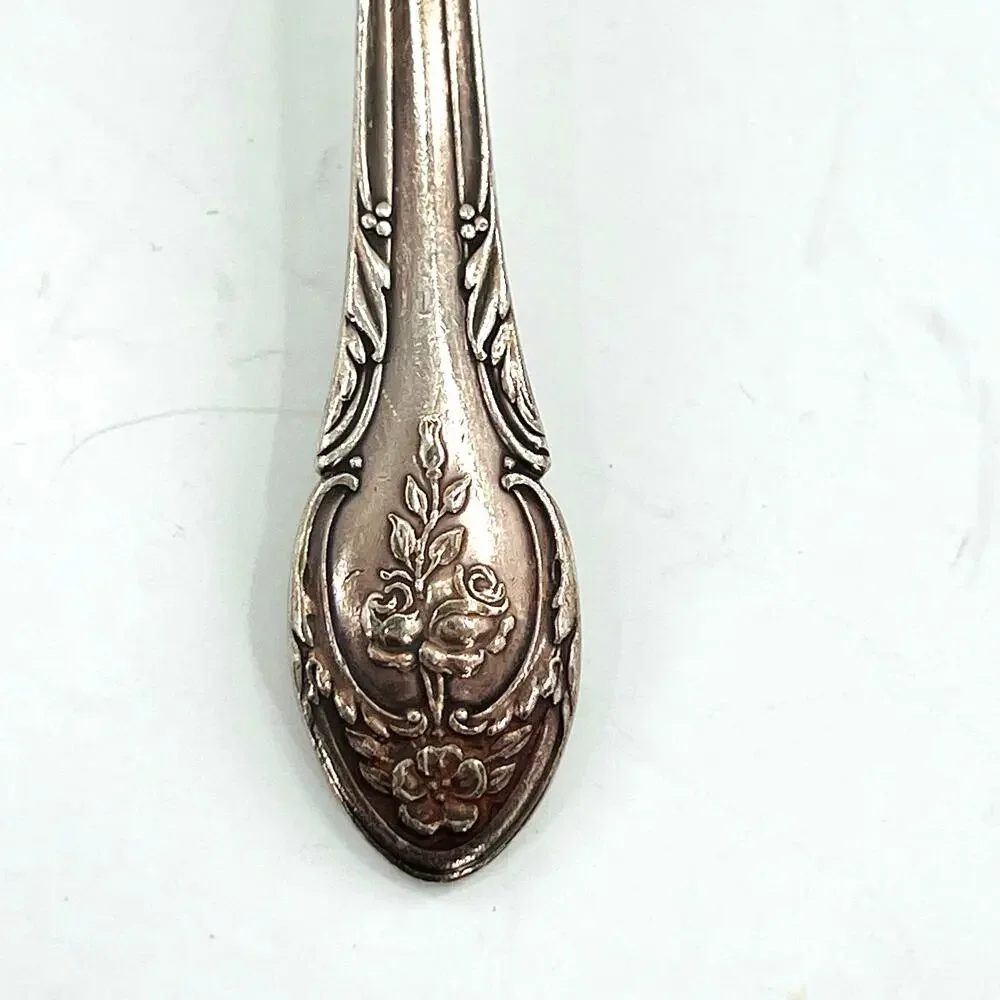 Gorham Rosemont silver plated serving spoon ladle